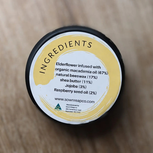 Elderflower Body Balm -  Sow N Reap Co