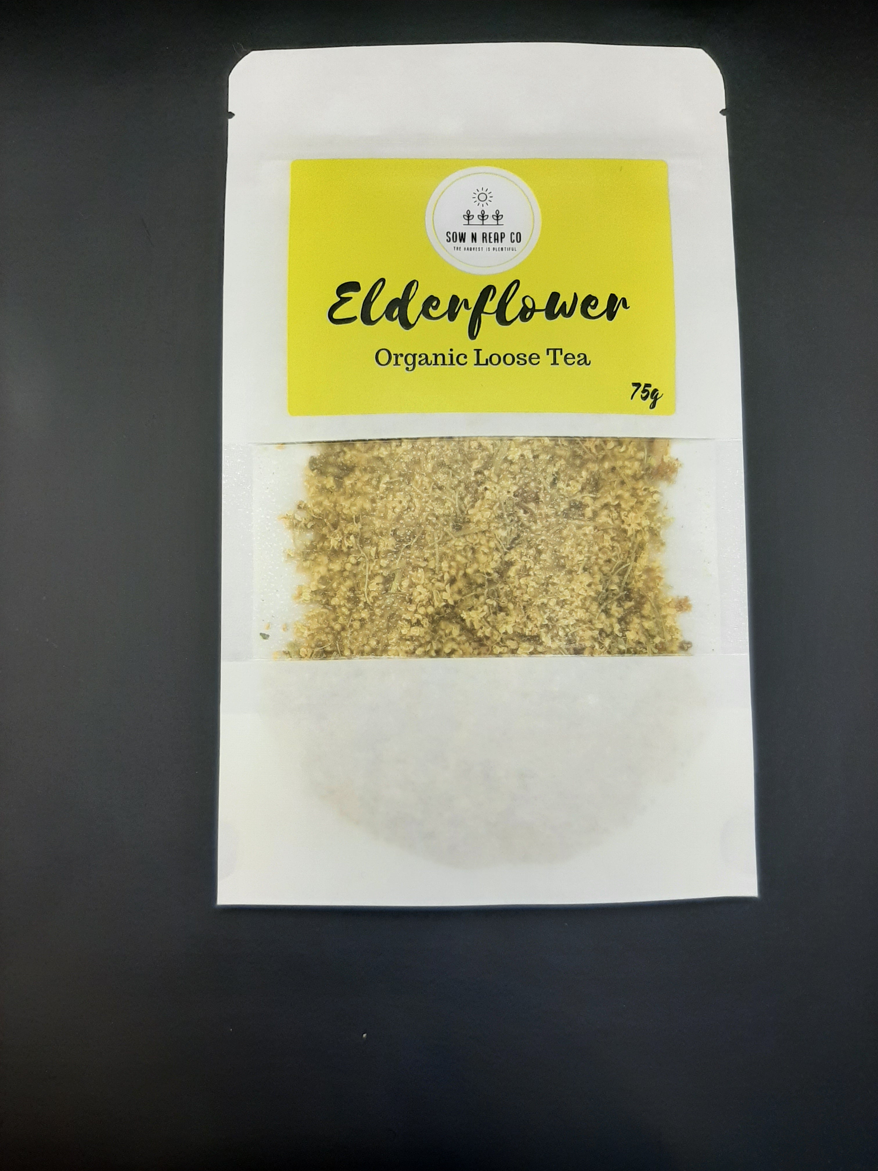 Organic Elderflower tea 75g